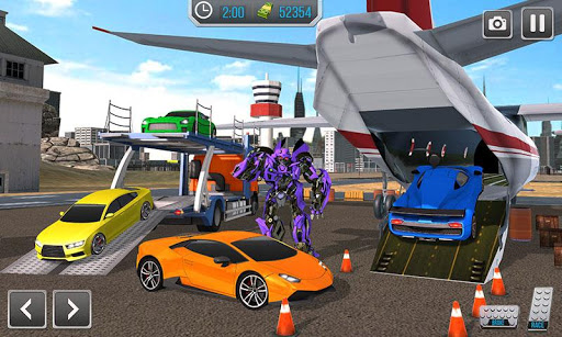 Robot Car Transporter Truck Screen 3