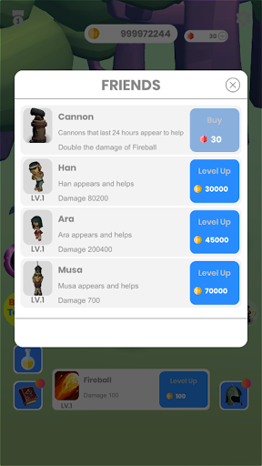 Tap Fireball Screen 3