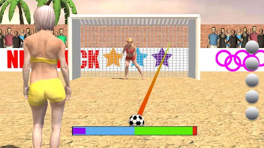 Beach Soccer Ball Kick