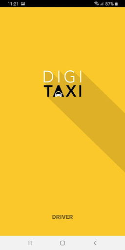 Android application DigiTaxi Driver © screenshort