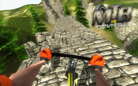 VR - MTB Downhill bicycle raci