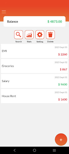 Android application Wallet - Your Finance Manager screenshort