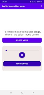 Noise Removal App (Audio & Vid Screenshot
