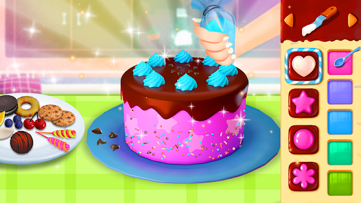 Download do APK de jogo de cozinhar bolo perfeito meninas e meninos para  Android