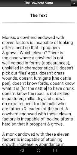 The Cowherd Sutta - Buddhism Screen 2