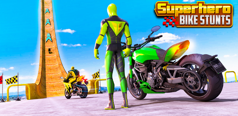 Superhero Bike Racing Games 3d