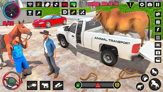 Transporte de camiones animals