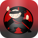 Ninja guy run icon