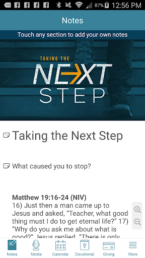 Clarksburg Baptist Church Screen 2