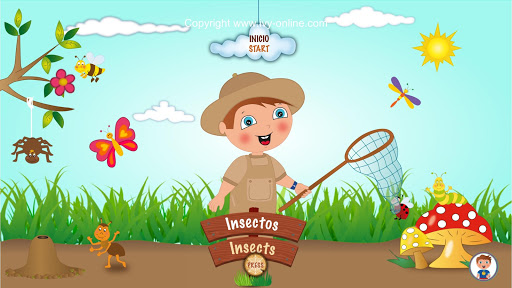 Android application Ivy Insects screenshort