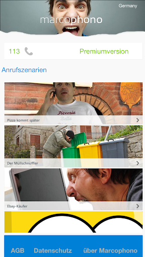 Android application Marcophono Österreich screenshort