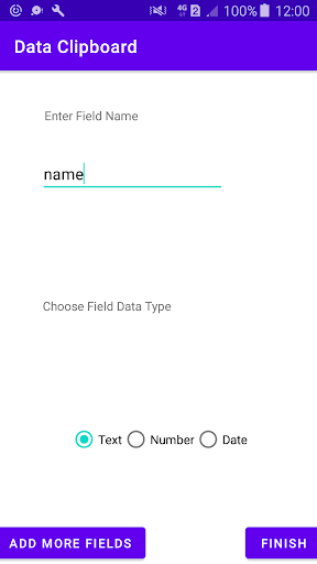 Data Clipboard Screen 3
