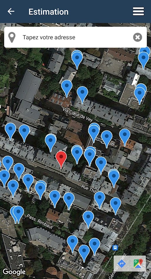 #7. Estimation Immo (Android) 由: Acheter-louer.fr