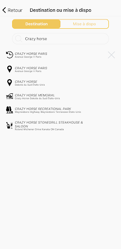 Android application ALBA VTC screenshort