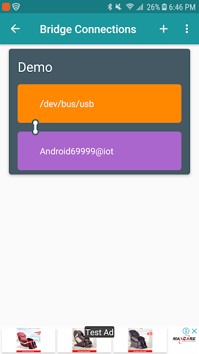 Usb Serial Port IoT Gateway Screen 2