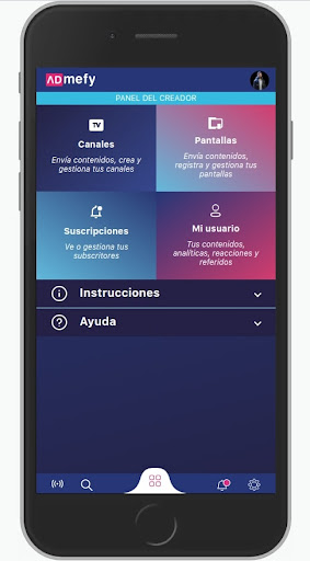 Android application Admefy screenshort