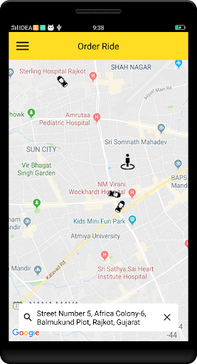 TaxiApp - By Swayam Infotech Screen 3