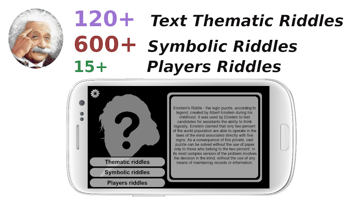 Einstein's Riddles Text Puzzle - 1.19.1.2 - (Android)