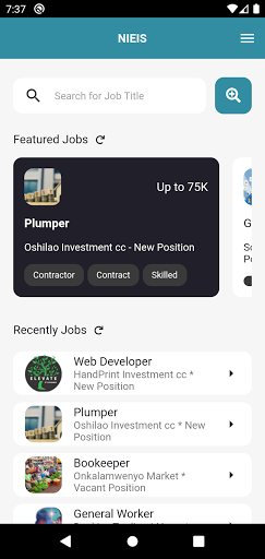 Android application NIEIS screenshort