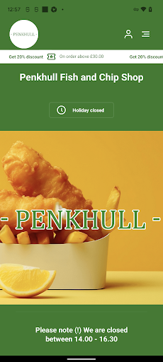 Android application Penkhull Fish and Chip Shop screenshort
