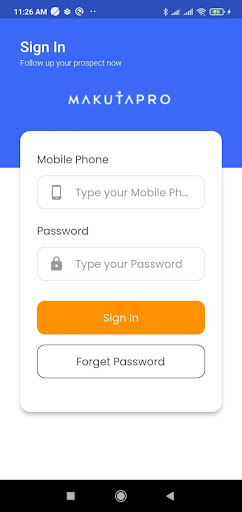 Android application Makutapro screenshort
