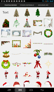 Feliz Navidad Pegatinas postal Screenshot