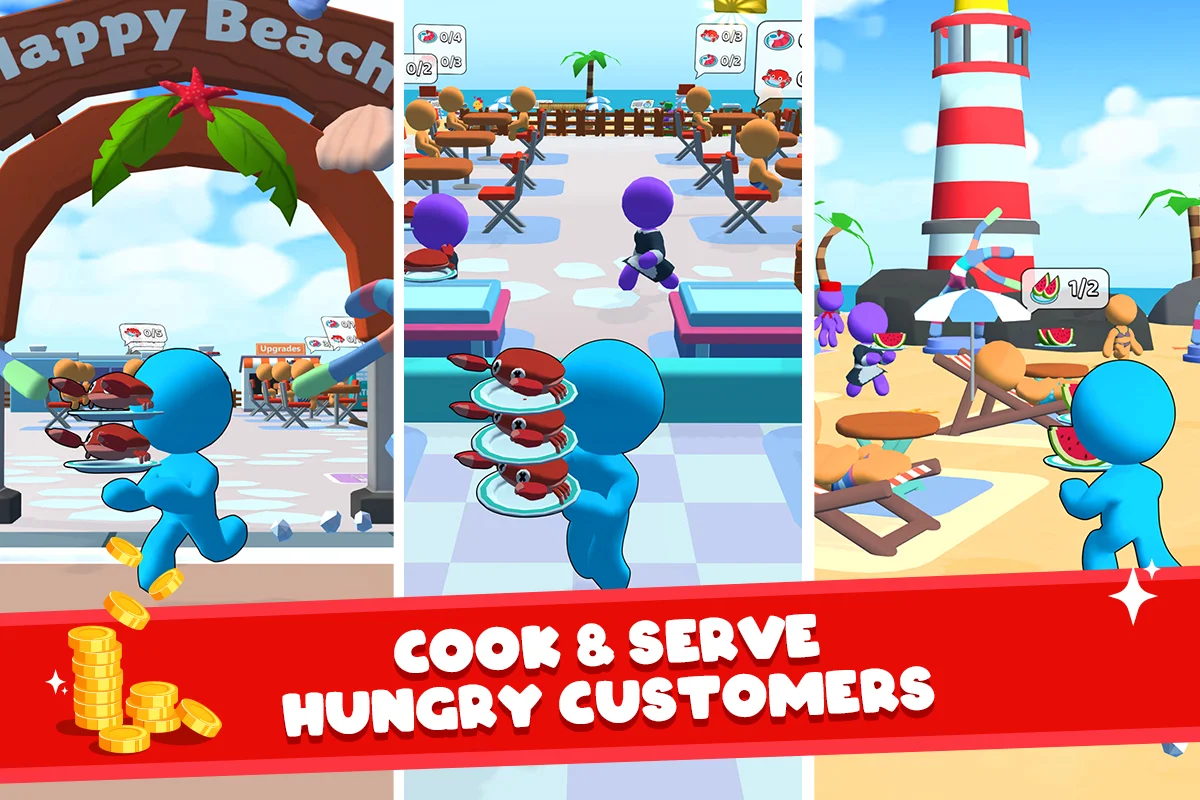 Idle Beach Inc: Cooking Tycoon 1.0.0.10 APK Download for Android
