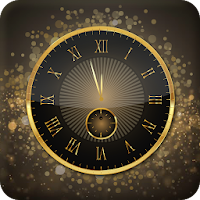 Gold Clock  Analog Clock Live