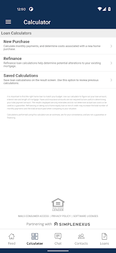 MHC Mortgage: Simple Loan Screen 2
