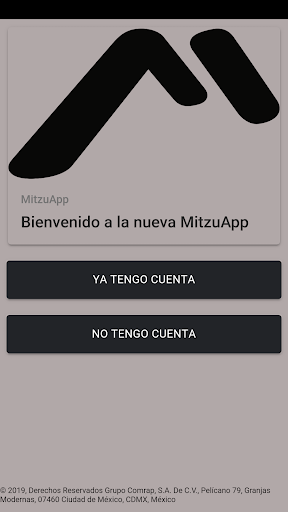Android application Mitzu App screenshort