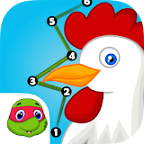 iLearn: Kids Connect the Dots; Animals & Numbers icon