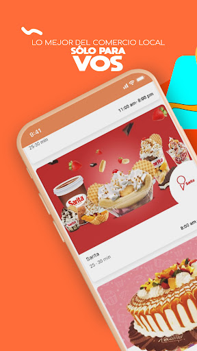 Android application Ya! - Comida local a domicilio screenshort