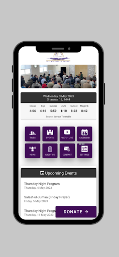 Android application MN Jamaat screenshort