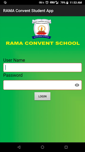Android application RAMA STUDENT APP screenshort