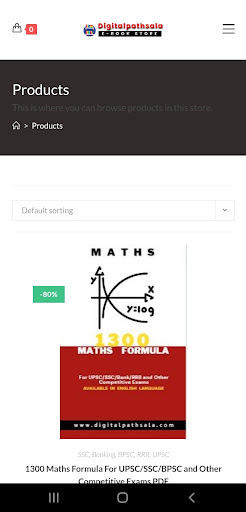 E-book Store Screen 3