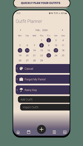 FitMe - Outfit Organizer Screen 3