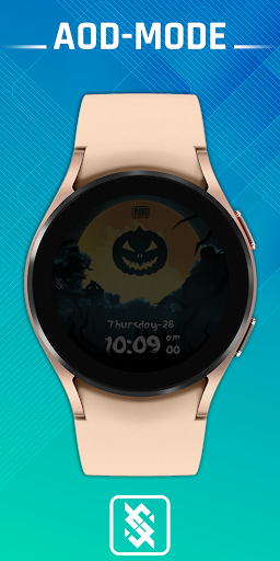 BFF34- Halloween Pumpkin Night Screen 2