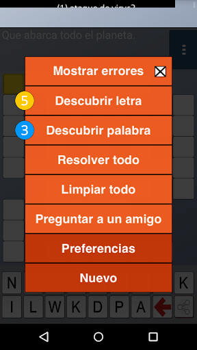 CrossWords Spanish 2.4 screenshots 16