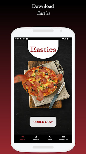 Android application Easties screenshort