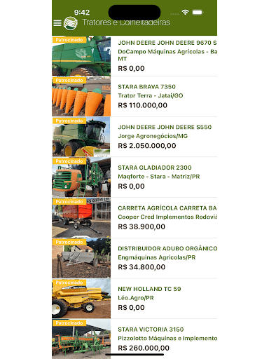 Tratores e Colheitadeiras Screen 3
