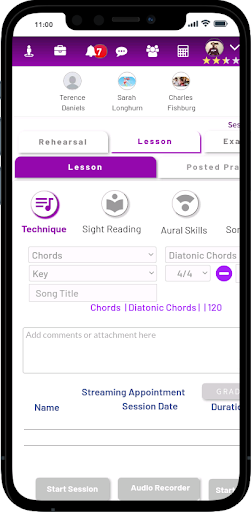 Music Assessment and Grading Screen 3