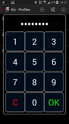 i.Go APP Screen 2