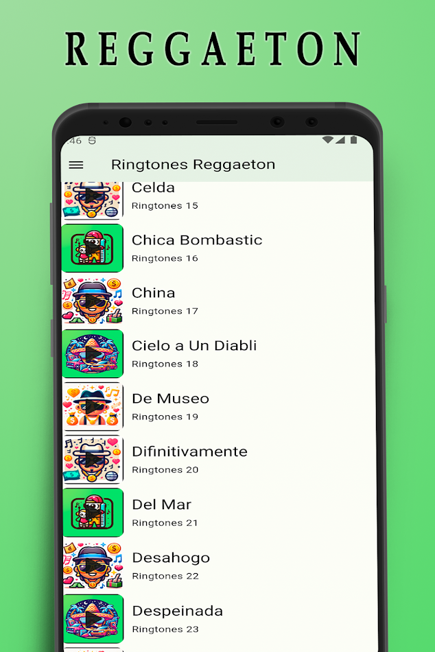 #1. Reggaeton Ringtones (Android) 由: AppsEmi