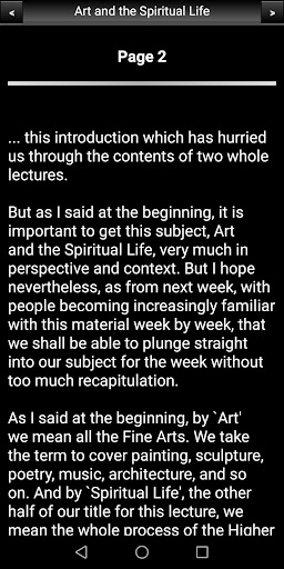 Art and the Spiritual Life Screen 3