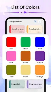 Notepad Notes Memo & Checklist