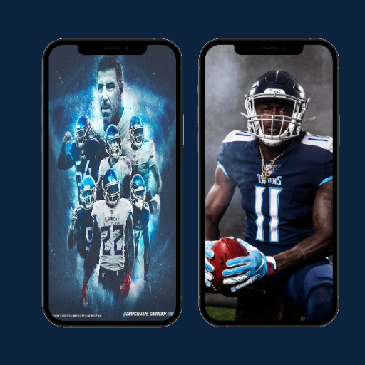 Tennessee Titans Wallpapers 4K logo