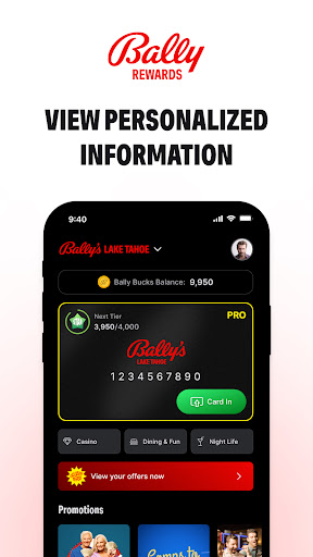 Android application Bally Rewards screenshort