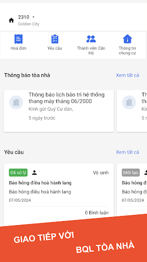 Cudanso - Tiện ích cư dân