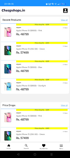 Cheapshops Screen 2