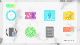 screenshot of Afterglow Icons